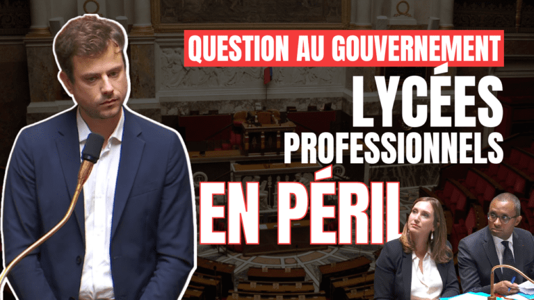 Questions au Gouvernement (#QAG) | Lycées professionnels en péril !