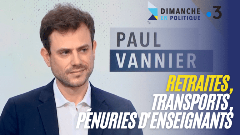 Retraites, transports, pénurie d’enseignants : Paul Vannier est l’invité de Dimanche en politique