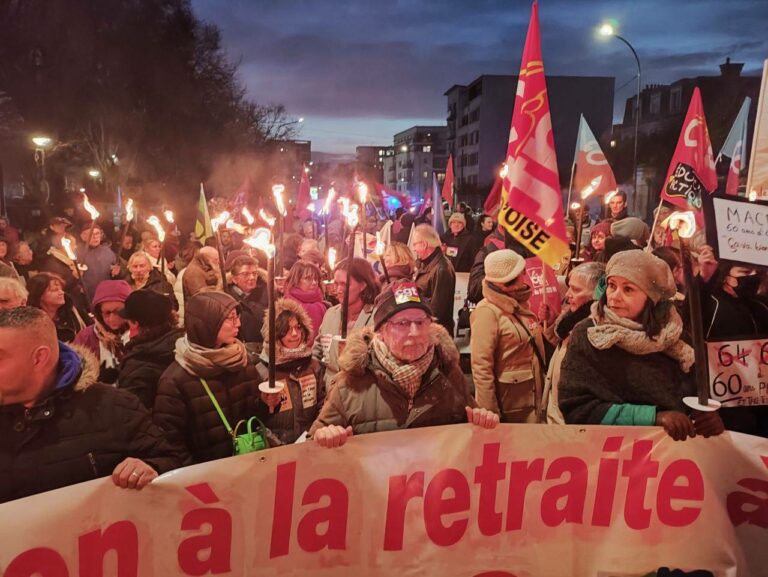 Argenteuil mobilisée contre la retraite à 64 ans !