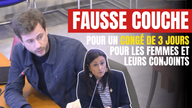 Fausses couches : pour un congé spécial de 3 jours !