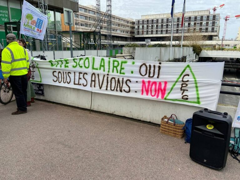 ✊ Soutien renouvelé au combat du Collectif pour le Triangle de Gonesse !