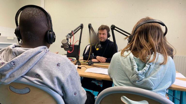 Interview au collège Claude Monet à Argenteuil