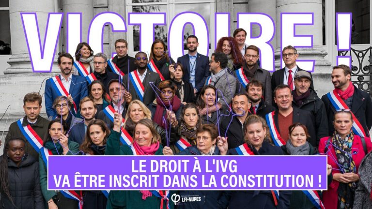 Niche parlementaire de La France insoumise : immense victoire !