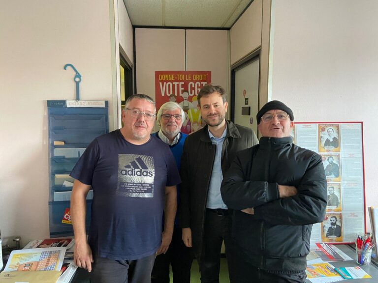 Rencontre avec les représentants des unions locales FSU et CGT d’Argenteuil et de Bezons