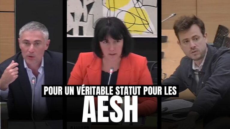 🚨 Pour un véritable statut des AESH !