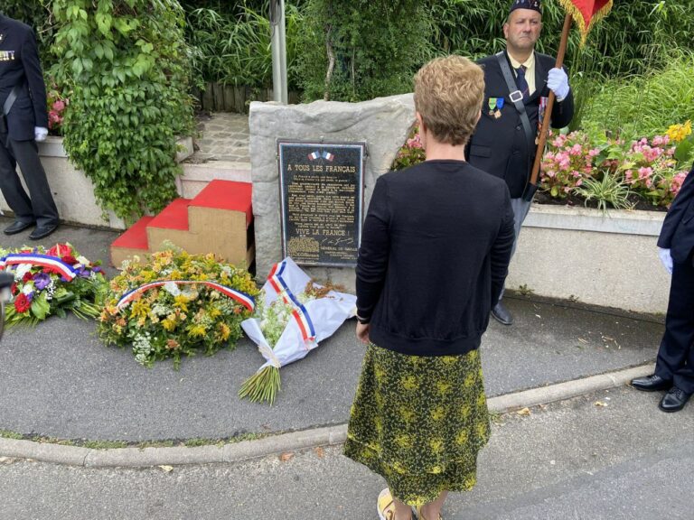 Cérémonie de l’appel du 18 juin 1940