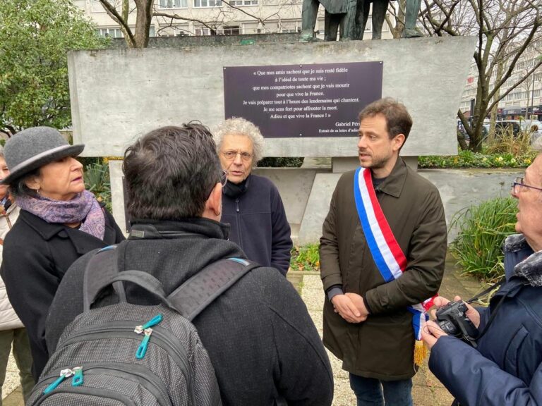 Cérémonie d’hommage à Gabriel Péri