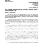 Lettre au Premier ministre après le suicide de Lucas.