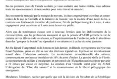 Lettre du député Paul Vannier aux enseignants